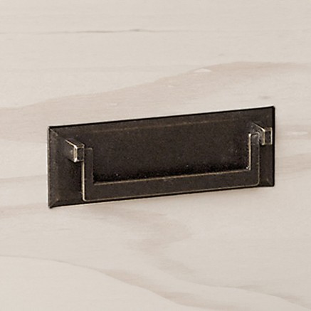 Table de Nuit Alexandra House Living Blanc Métal Bois de pin 43 x 50 2