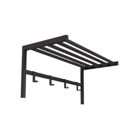Porte-manteaux avec étagères Alexandra House Living Noir Métal 69 x