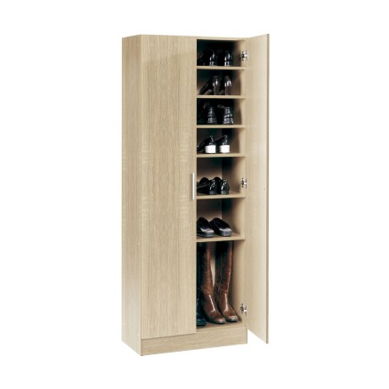 Schuhschrank Alexandra House Living Hellbraun 59 x 171 x 35 cm 2 Türe