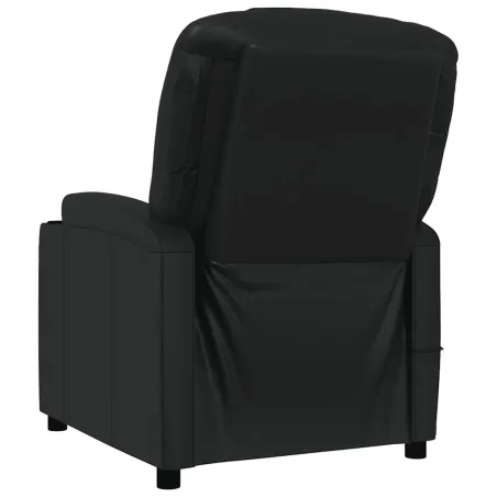Fauteuil de massage Noir Similicuir