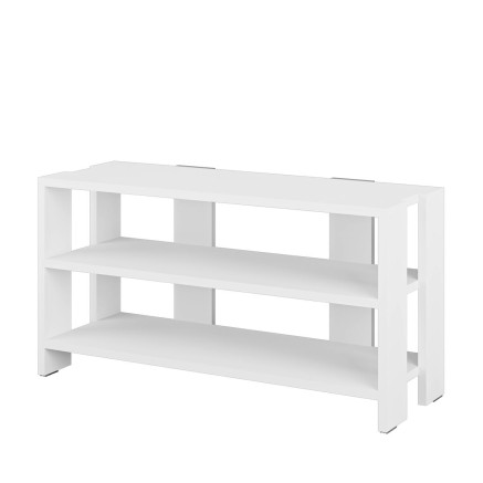 Panca portascarpe Alexandra House Living Bianco 84 x 44 x 29 cm 2 Mens