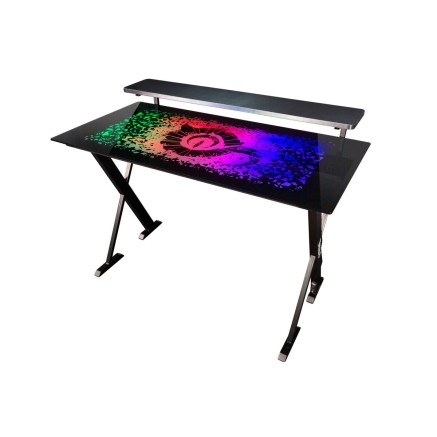 Mesa de Escritorio Gaming Talius Warship X1 120 x 60 x 76 cm Negro Ace