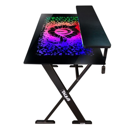 Mesa de Escritorio Gaming Talius Warship X1 120 x 60 x 76 cm Negro Ace 2