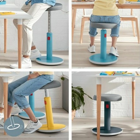 Sgabello Ergonomico Leitz Ergo Cosy Active Giallo Plastica
