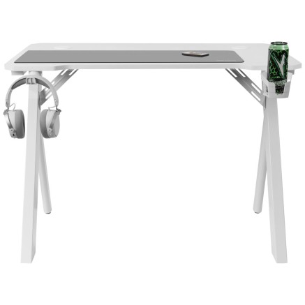 Bureau Mars Gaming MGD100RGBW Wit Staal 100 x 60 cm 2