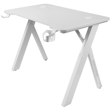 Bureau Mars Gaming MGD100RGBW Wit Staal 100 x 60 cm