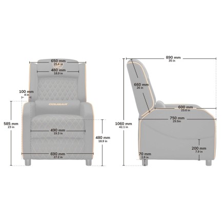 Sedia Gaming Gaming Cougar Ranger One