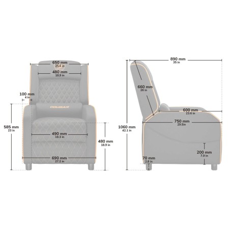 Sedia Gaming Gaming Cougar Ranger One