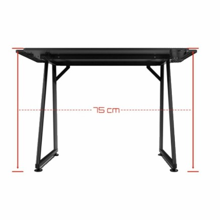 Schreibtisch GAMING DRIFT DRDZ75 Schwarz Schwarz/Rot 100 x 60 cm 2