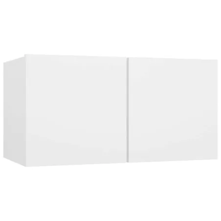 Ensemble de meubles TV 4 pcs Blanc Bois d'ingénierie