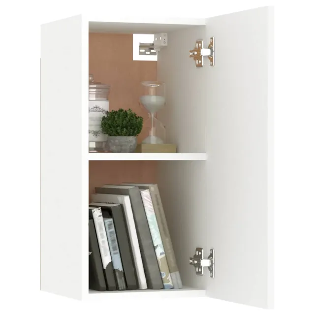 Ensemble de meubles TV 4 pcs Blanc Bois d'ingénierie