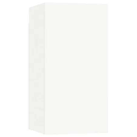 Ensemble de meubles TV 4 pcs Blanc Bois d'ingénierie