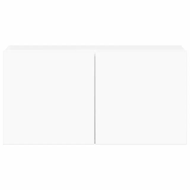 Ensemble de meubles TV 5 pcs Blanc Bois d'ingénierie