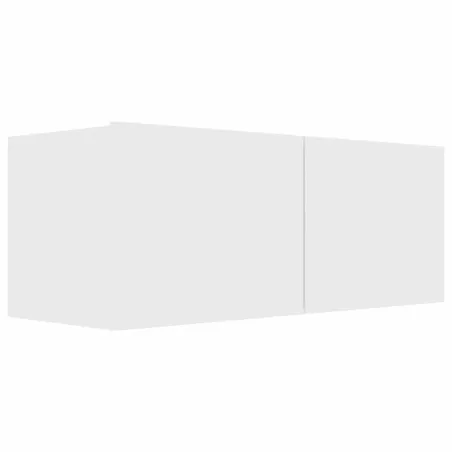 Ensemble de meubles TV 7 pcs Blanc Bois d'ingénierie