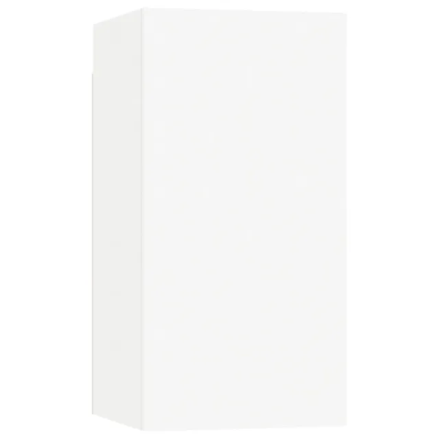 Ensemble de meubles TV 4 pcs Blanc Bois d'ingénierie