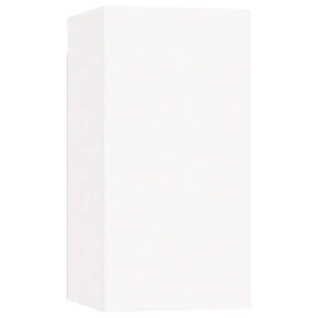 Ensemble de meubles TV 4 pcs Blanc Bois d'ingénierie