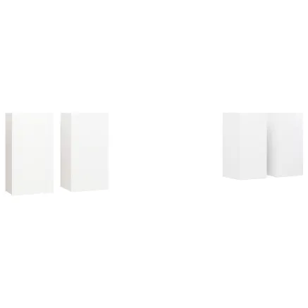 Meubles TV 4 pcs Blanc 30,5x30x60 cm Bois d'ingénierie 2