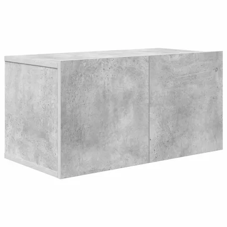 Ensemble de meuble TV 6 pcs Gris béton Bois d'ingénierie