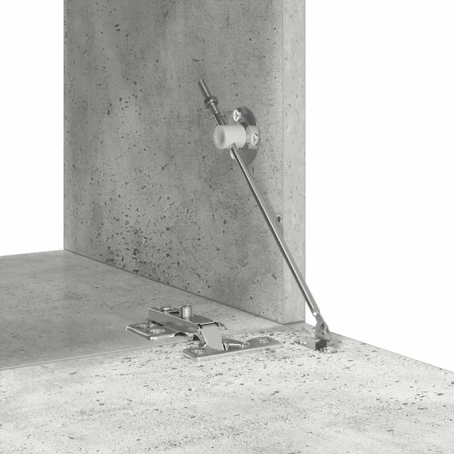 Ensemble de meuble TV 6 pcs Gris béton Bois d'ingénierie