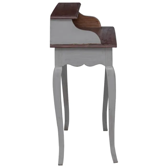 Bureau d'écriture bois d'acajou massif 80x40x92 cm