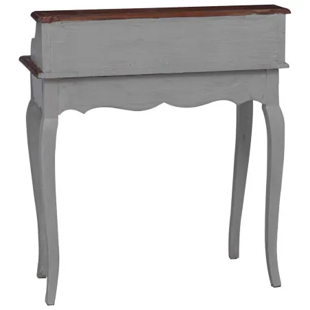 Bureau d'écriture bois d'acajou massif 80x40x92 cm