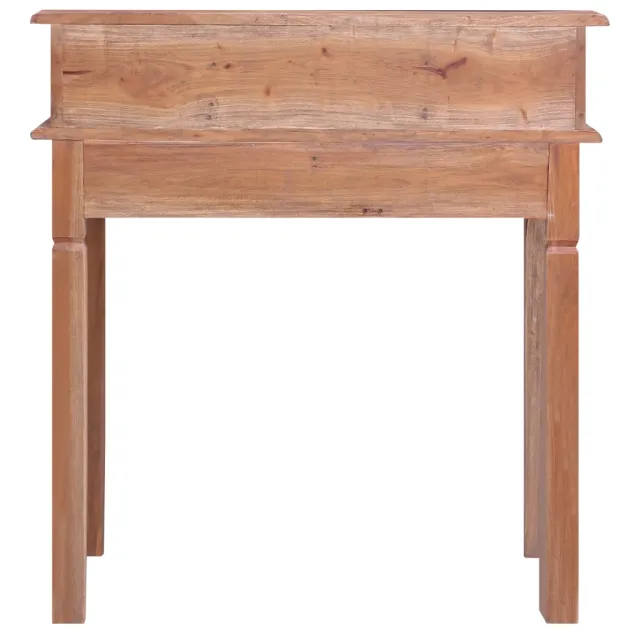 Bureau d'écriture et tiroirs 90x50x101 cm bois massif d'acajou