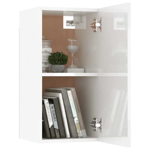Ensemble de meubles TV 8 pcs Blanc Bois d'ingénierie