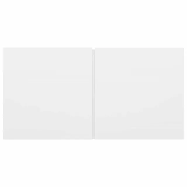 Ensemble de meubles TV 8 pcs Blanc Bois d'ingénierie