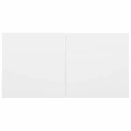 Ensemble de meubles TV 8 pcs Blanc Bois d'ingénierie