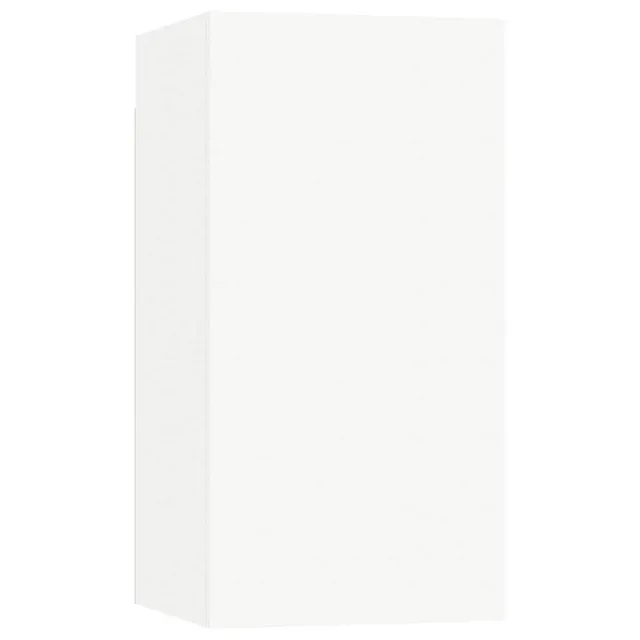 Ensemble de meubles TV 8 pcs Blanc Bois d'ingénierie