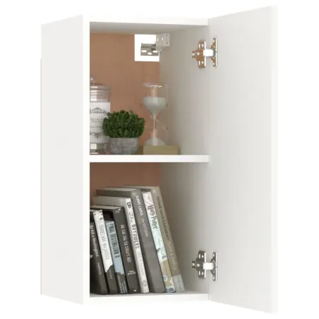 Ensemble de meubles TV 7 pcs Blanc Bois d'ingénierie