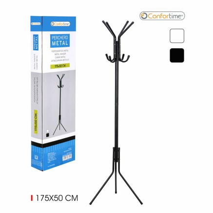 Hat stand Confortime Metal 175 x 50 cm (4 Units) 2