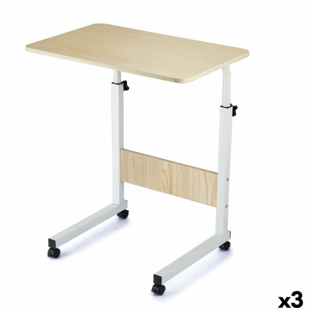 Table d'Appoint Pliable Confortime Bois Métal 50 x 40 x 65 cm (3 Unit