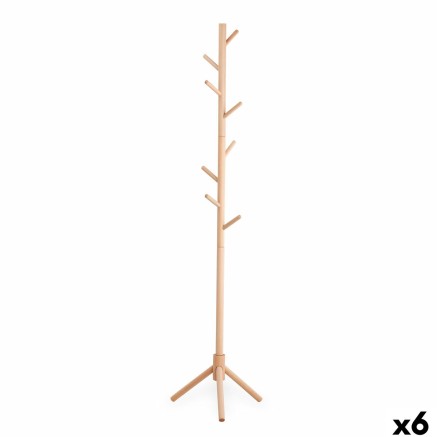 Appendiabiti Confortime Legno 42 x 42 x 175 cm (6 Unità)