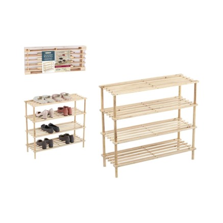 Panca portascarpe Confortime 74 x 26,5 x 64 cm (4 Unità) 2