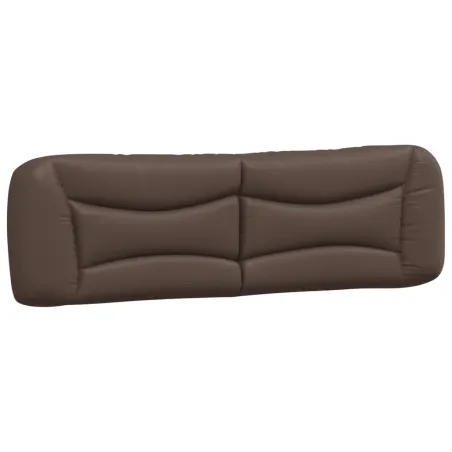 Cadre de lit avec LED sans matelas Hvar marron 180x200 cm