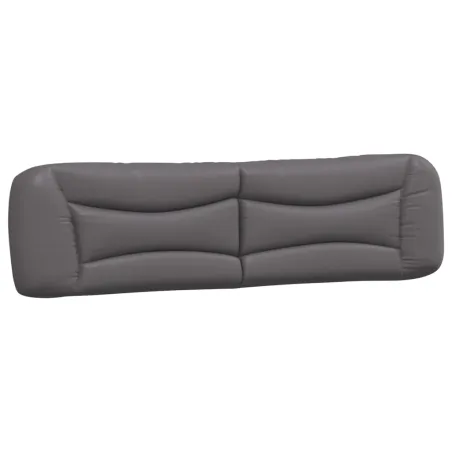 Cadre de lit avec LED sans matelas Hvar gris 200x200 cm