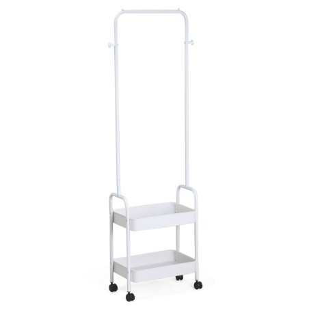 porte-manteaux Vinthera Moa Acier Blanc Avec des roues 45,5 x 29,5 x 1