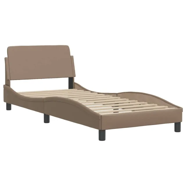 Cadre de lit Viana avec LED sans matelas cappuccino 90x200 cm