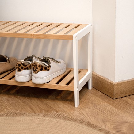 Shoe Rack Vinthera Moa Natural Bamboo 69 x 24,5 x 31 cm 2