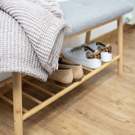 Zapatero Vinthera Moa Gris Madera 69 x 24,5 x 31 cm 2