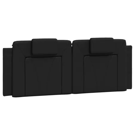 Cadre de lit Viana avec LED sans matelas noir 140x190 cm