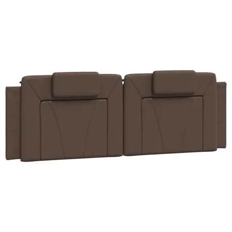 Cadre de lit Viana avec LED sans matelas marron 160x200 cm