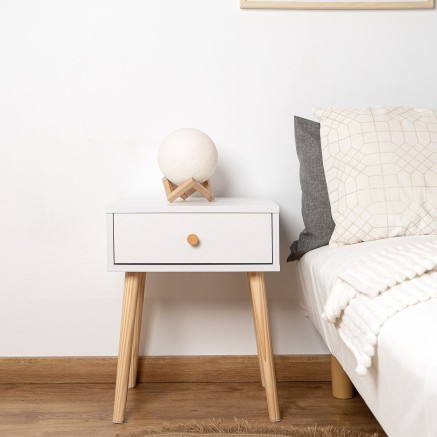 Nightstand Vinthera Moa White Plastic 40 x 30 x 50 cm 2