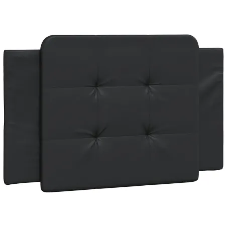 Cadre de lit avec LED sans matelas Zadar noir 90x190 cm
