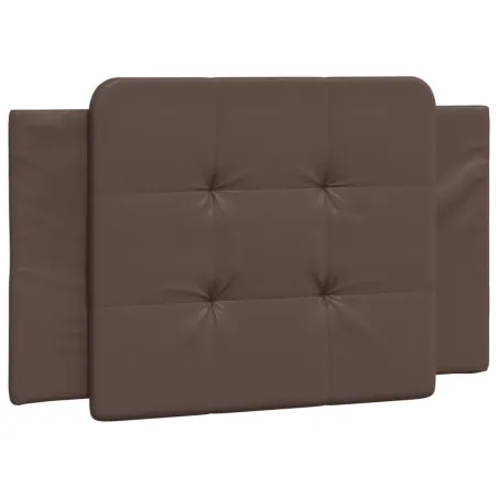 Cadre de lit avec LED sans matelas Zadar marron 90x190 cm