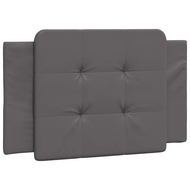 Cadre de lit avec LED sans matelas Zadar gris 90x200 cm