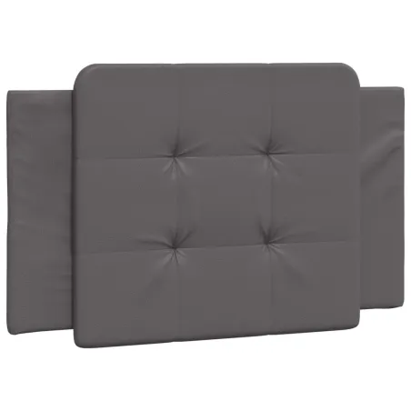 Cadre de lit avec LED sans matelas Zadar gris 90x200 cm