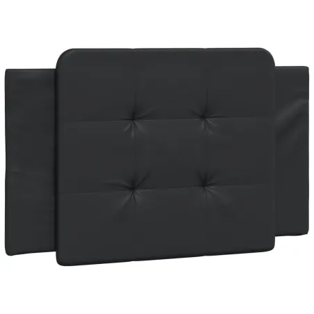 Cadre de lit avec LED sans matelas Zadar noir 100x200 cm