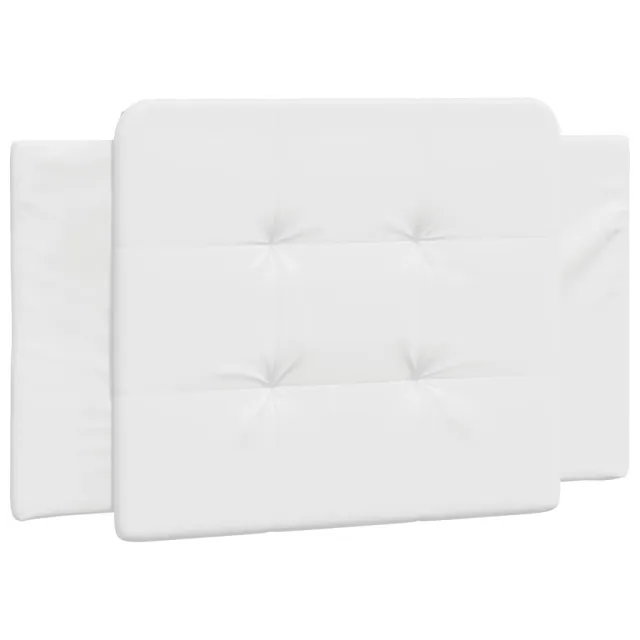 Cadre de lit avec LED sans matelas Zadar blanc 100x200 cm